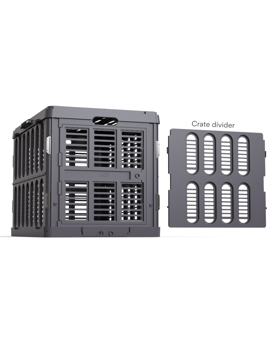The Anywhere Crate in Charcoal